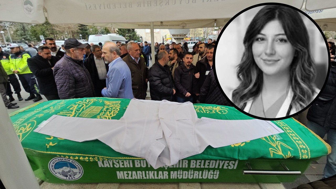 Doktor adayı Yaren, önlüğüyle uğurlandı