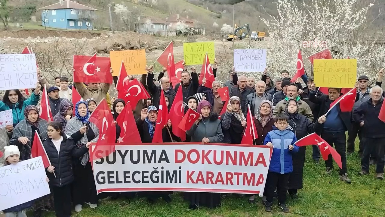 Zonguldak'ta beton santraline tepki: İçme suyumuz tehlikede