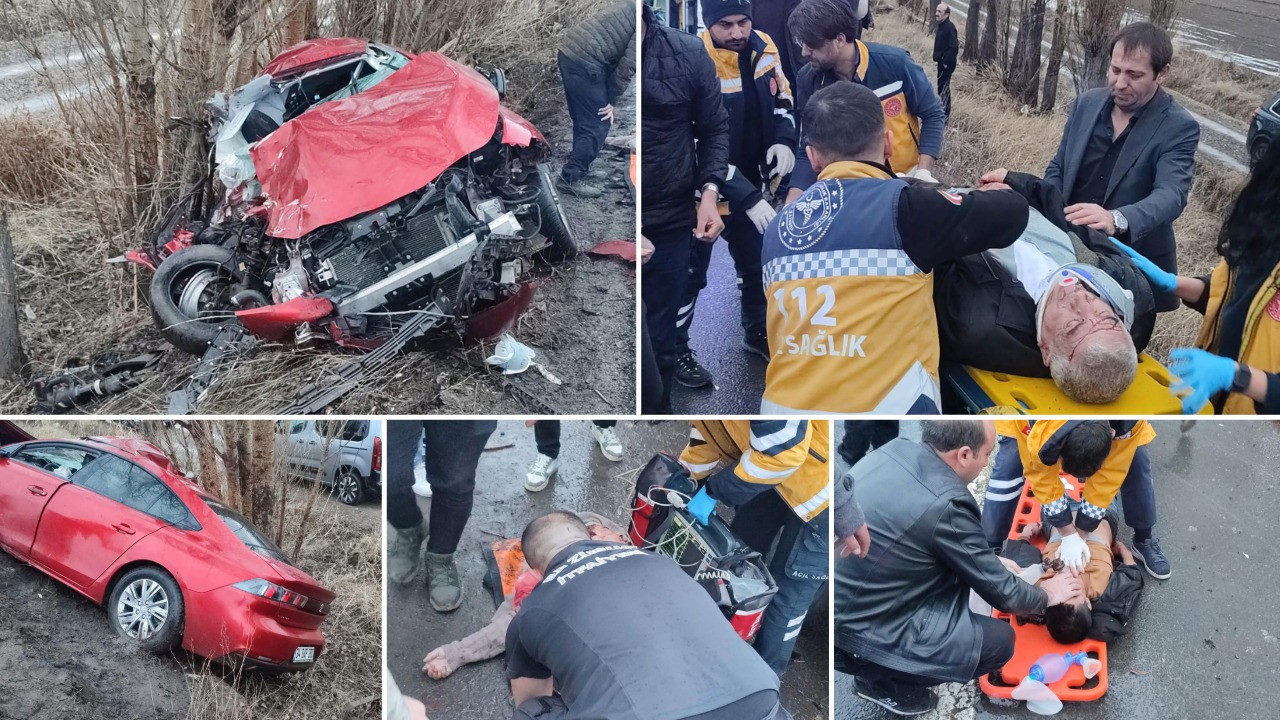 Otomobil, şarampole uçtu: 2 ölü, 5 yaralı