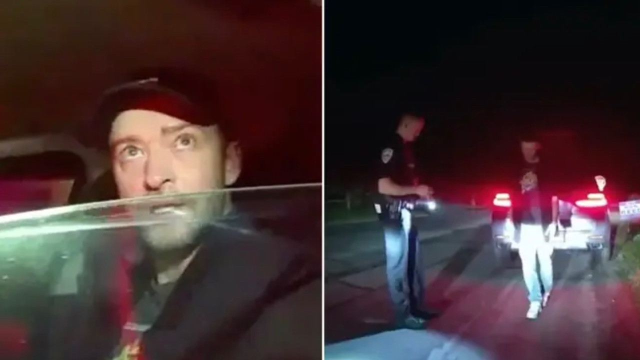 Ünlü şarkıcının polis çevirmesi görüntüleri yayınlandı: Düz çizgide yürüyemedi