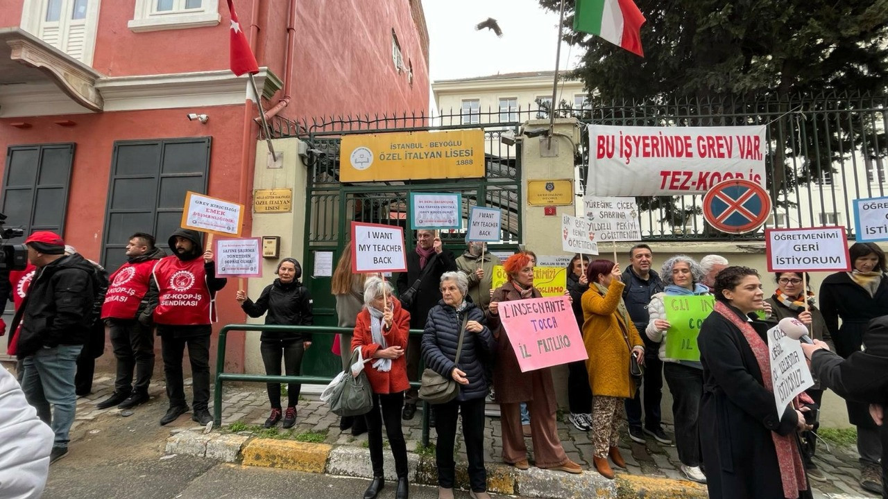 Özel İtalyan Lisesi öğretmenleri 51 gündür grevde: Velilerden destek geldi