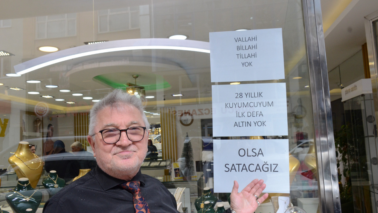 Altın kuyrukları uzadı: Camlara “Yok” yazısı asıldı