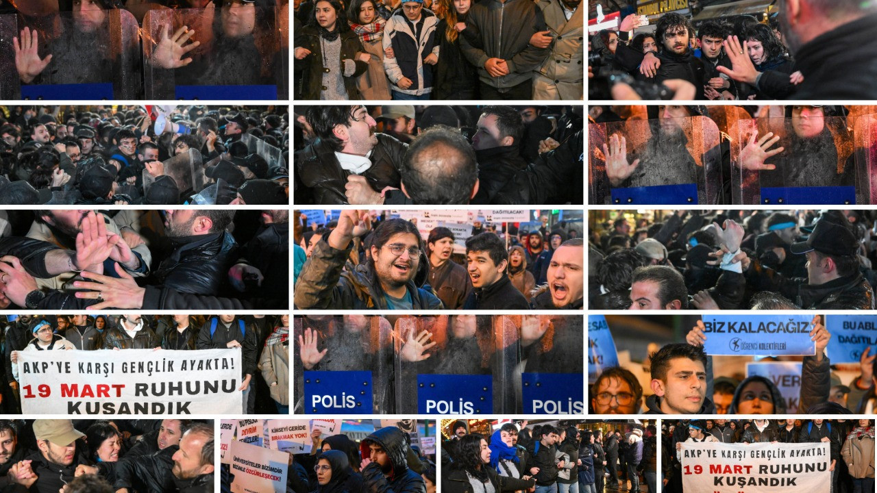 Ankara’da üniversitelilerin 19 Mart yürüyüşünde arbede