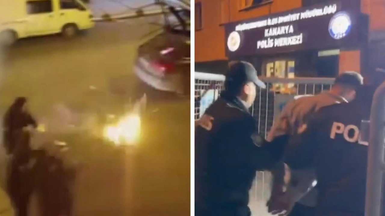 Küçükçekmece'de havai fişek atan şüpheli gözaltına alındı