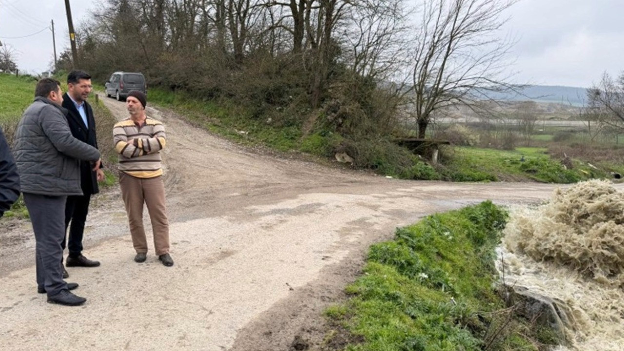 Su yer altına indi, balıklar açıkta kaldı