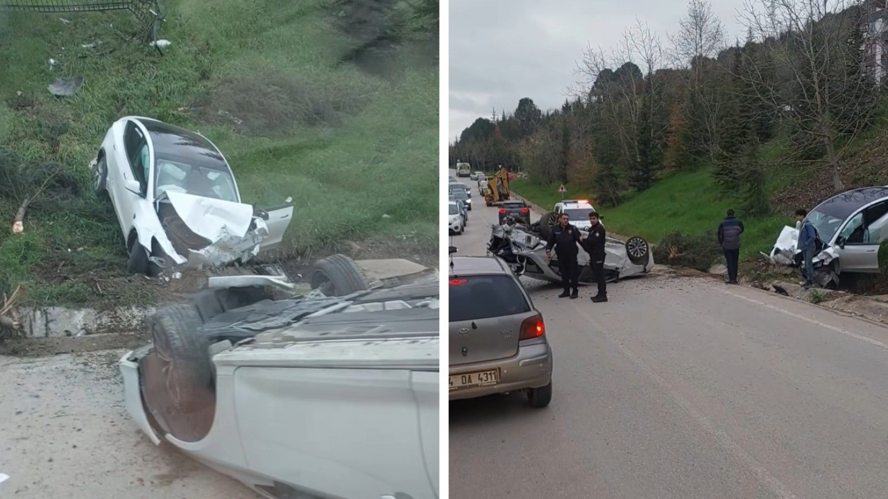 Tesla kontrolden çıktı, otoparkı savaş alanına çevirdi