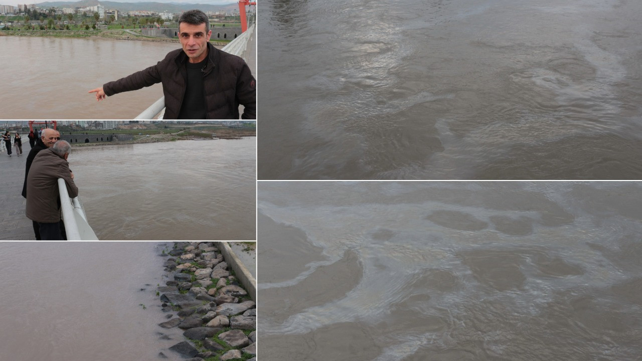 Boru hattından sızan petrol Dicle Nehri'ne karıştı