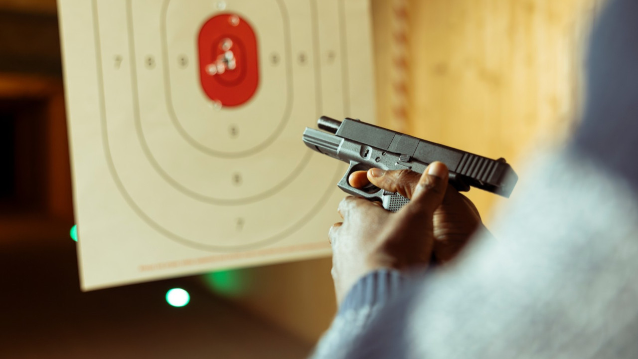 Poligondan silah çaldı, 5 yıl hapis cezası aldı