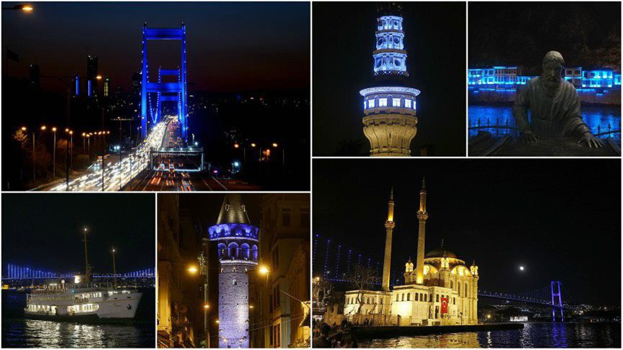 2 Nisan’da Türkiye mavi ve kırmızıya bürünecek