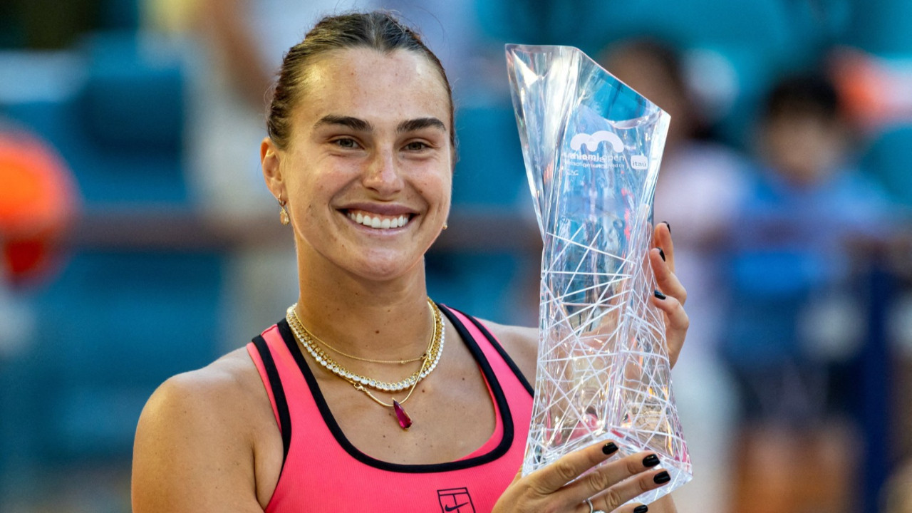 Aryna Sabalenka, Miami Açık'ta şampiyon oldu