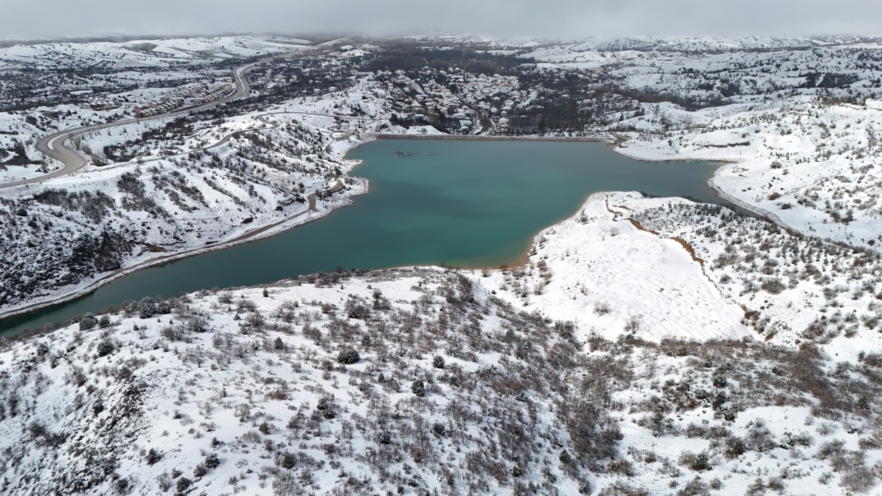 Kar manzarası mest etti