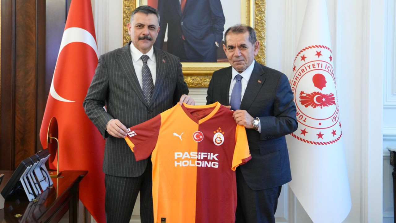 Galatasaray Başkanı Dursun Özbek'ten İçişleri Bakanı'na ziyaret