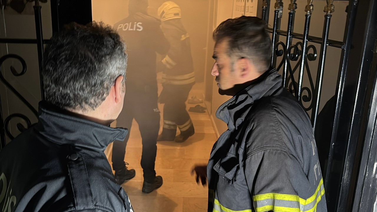 Apartmanda yangın paniği: 6 kişi dumandan etkilendi