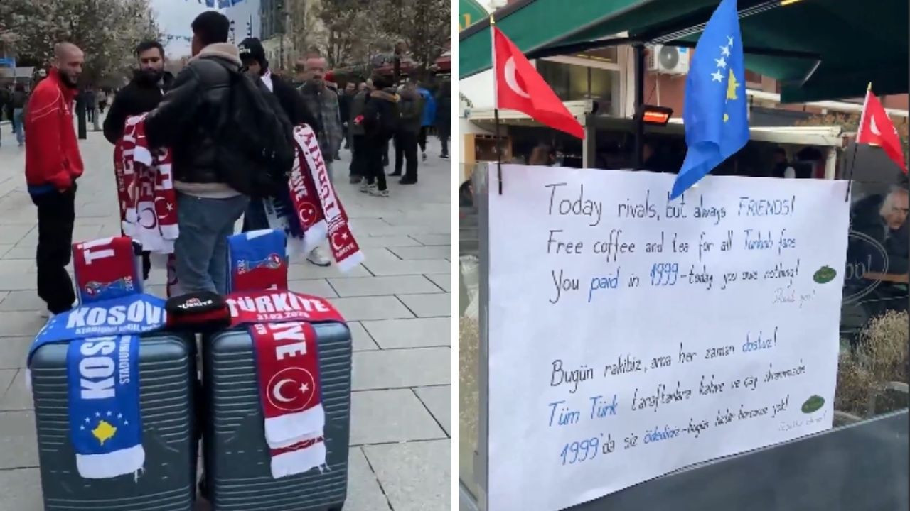 Kosova-Türkiye maçı öncesi Priştine'de dostluk rüzgarları: '1999'da ödediniz, hiçbir borcunuz yok'