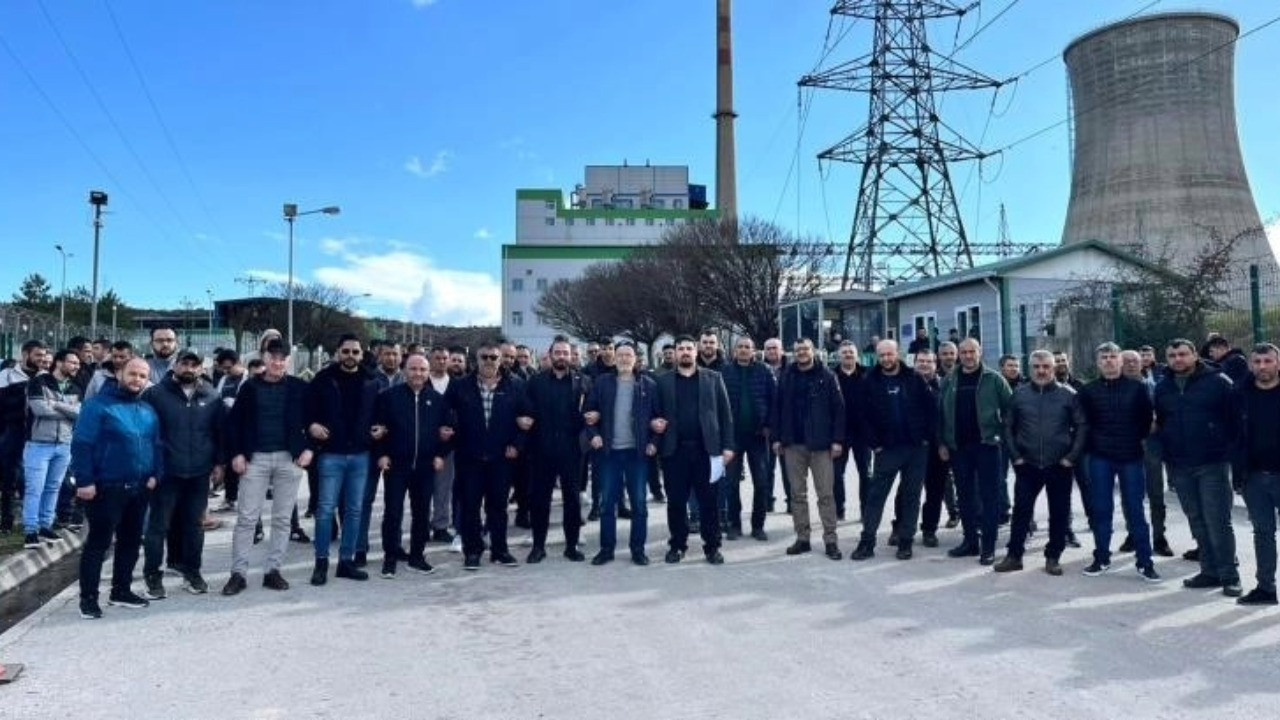 Elektrik işçileri eylemde: Haklarımızı gasp ettirmeyeceğiz