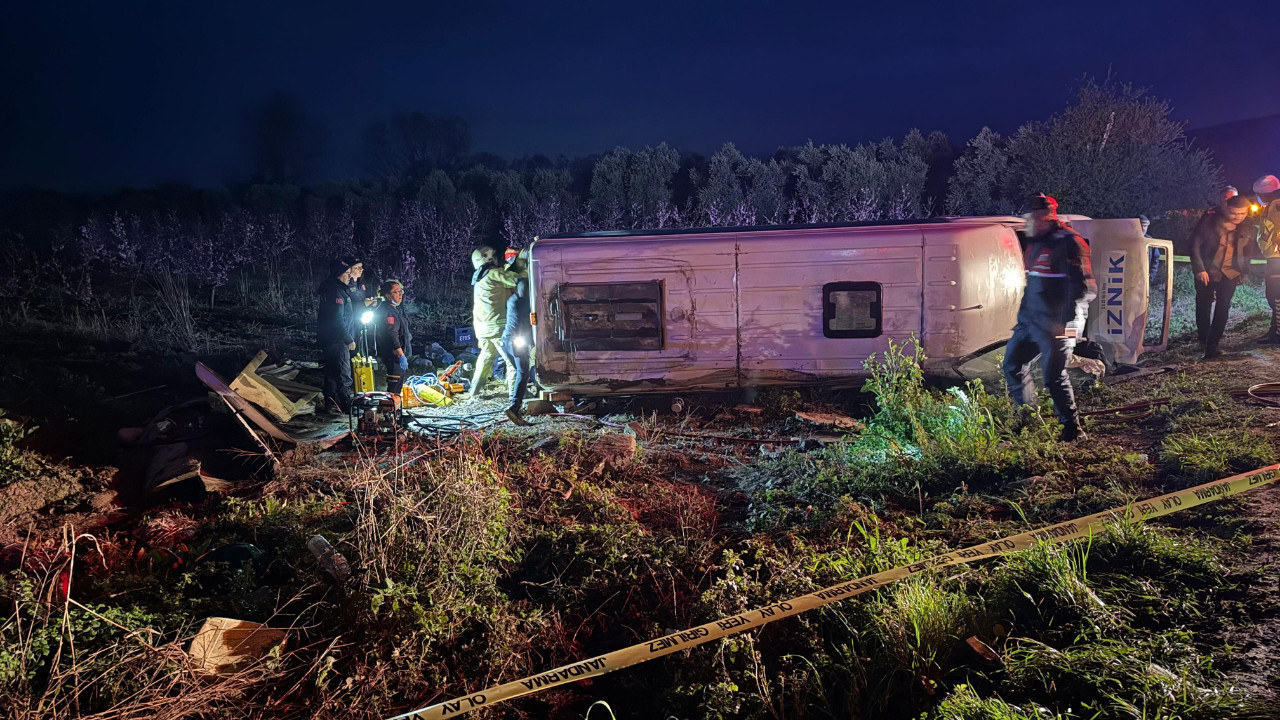 Feci kazada 1 kişi öldü, 12 kişi yaralandı