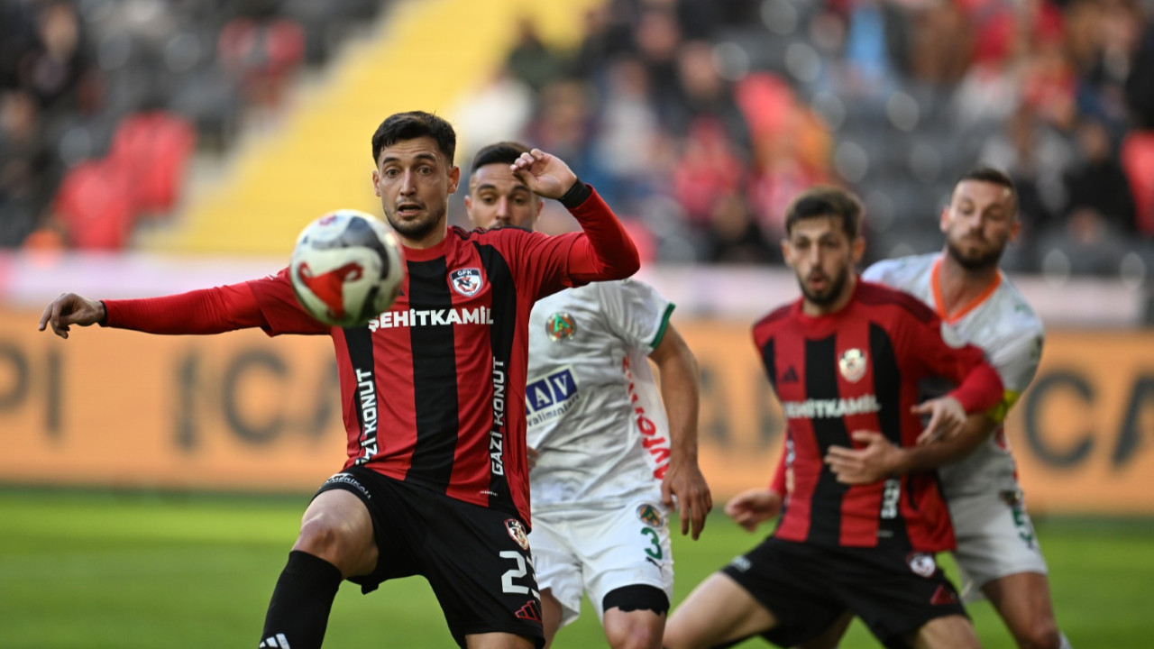 Gaziantep ve Alanya yenişemedi: 1-1