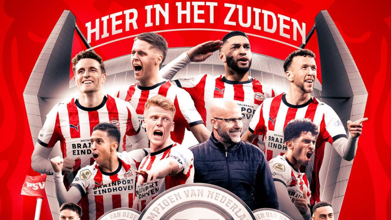 PSV, Hollanda Eredivisie'de bitime 5 hafta kala şampiyon oldu: Üst üste 3. zafer