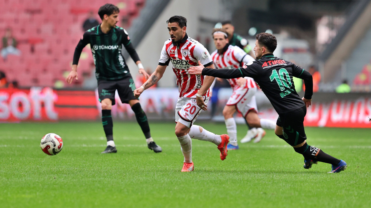 Samsunspor penaltı kaçırdı: 4 gollü maçta Konyaspor'la yenişemedi