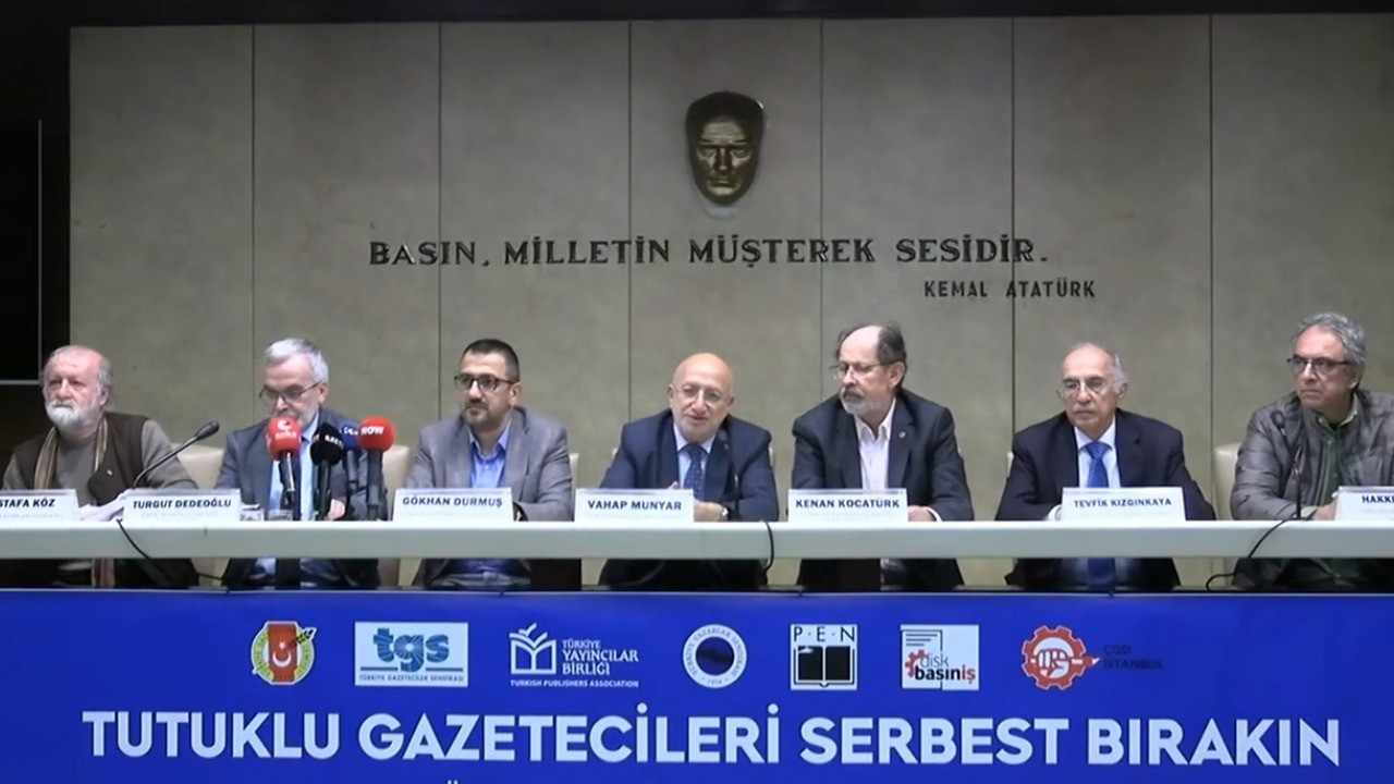 Meslek örgütlerinden ortak çağrı: Tutuklu gazetecileri serbest bırakın