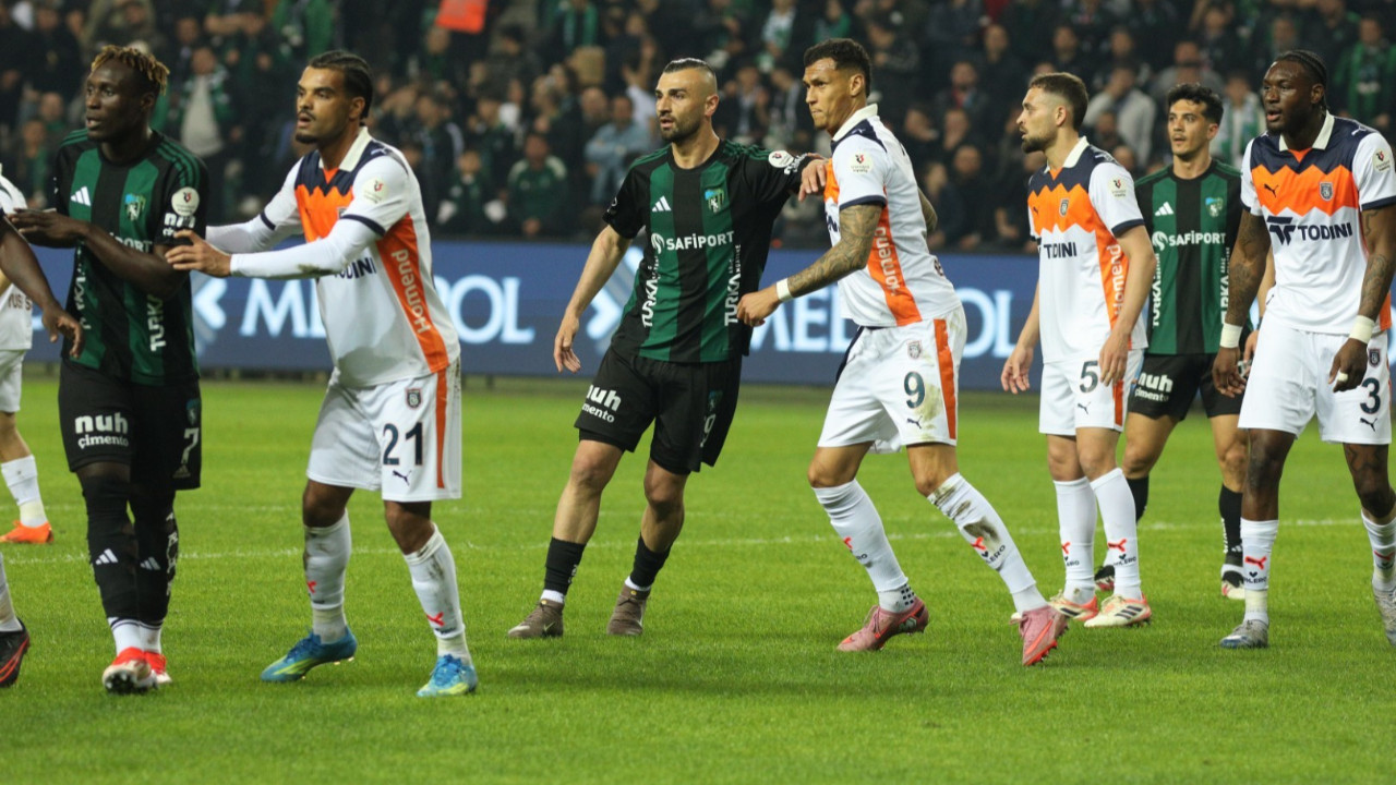 Süper Lig'de sessiz kapanış! Kocaelispor ile Başakşehir puanları paylaştı: 0-0