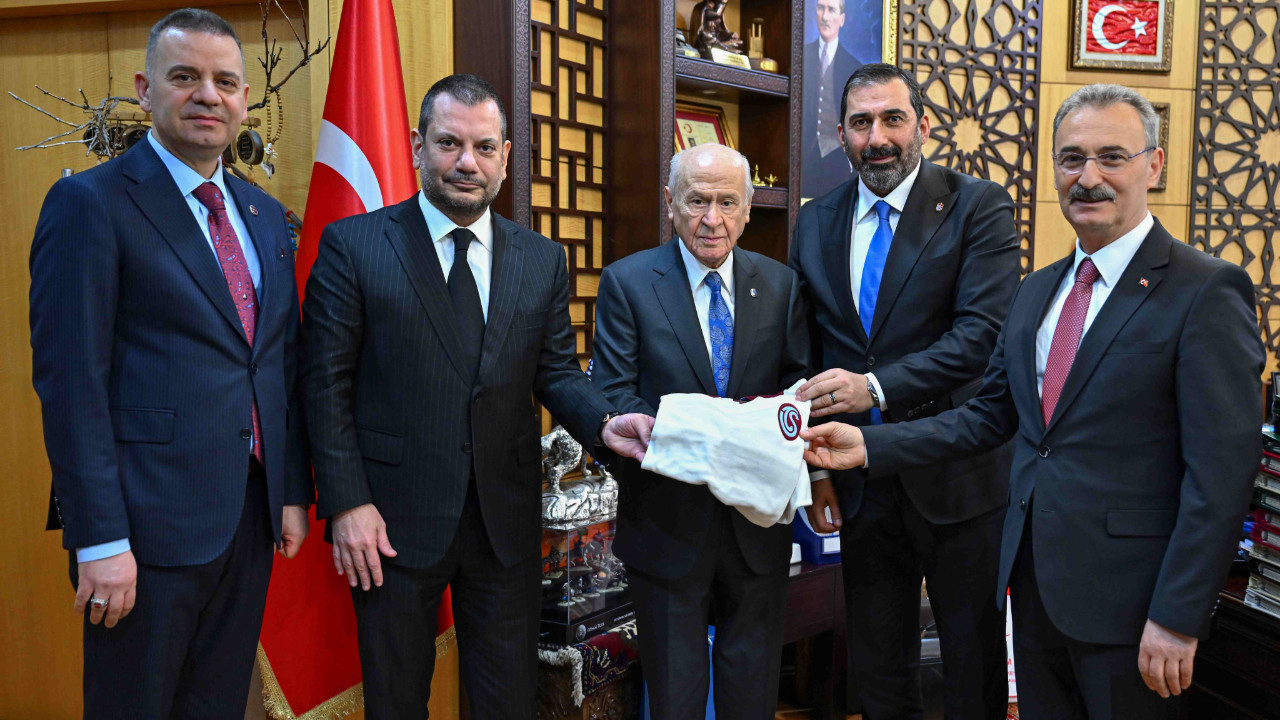 Trabzonspor'dan Devlet Bahçeli'ye ziyaret