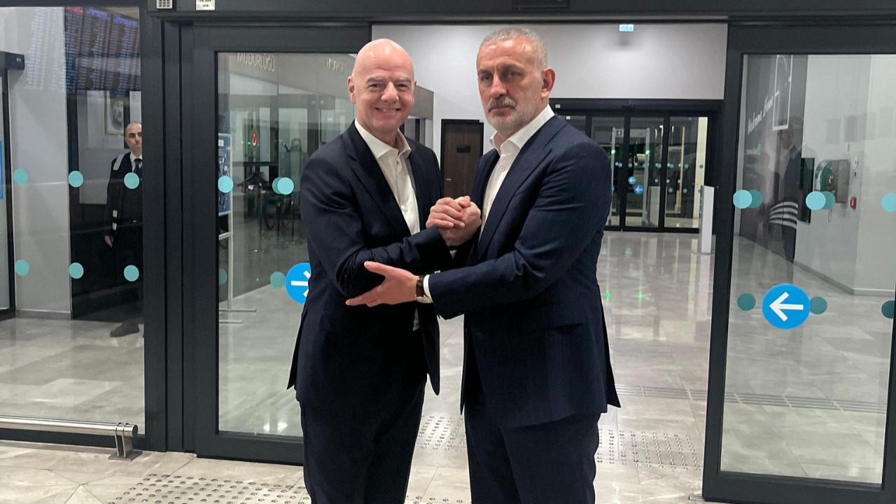 FIFA Başkanı Infantino, açılış için İstanbul'a geldi