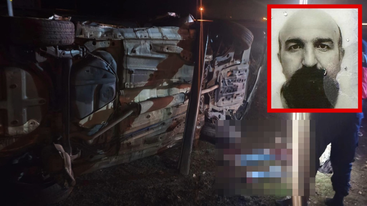 Otomobil şarampole devrildi: Sürücü hayatını kaybetti