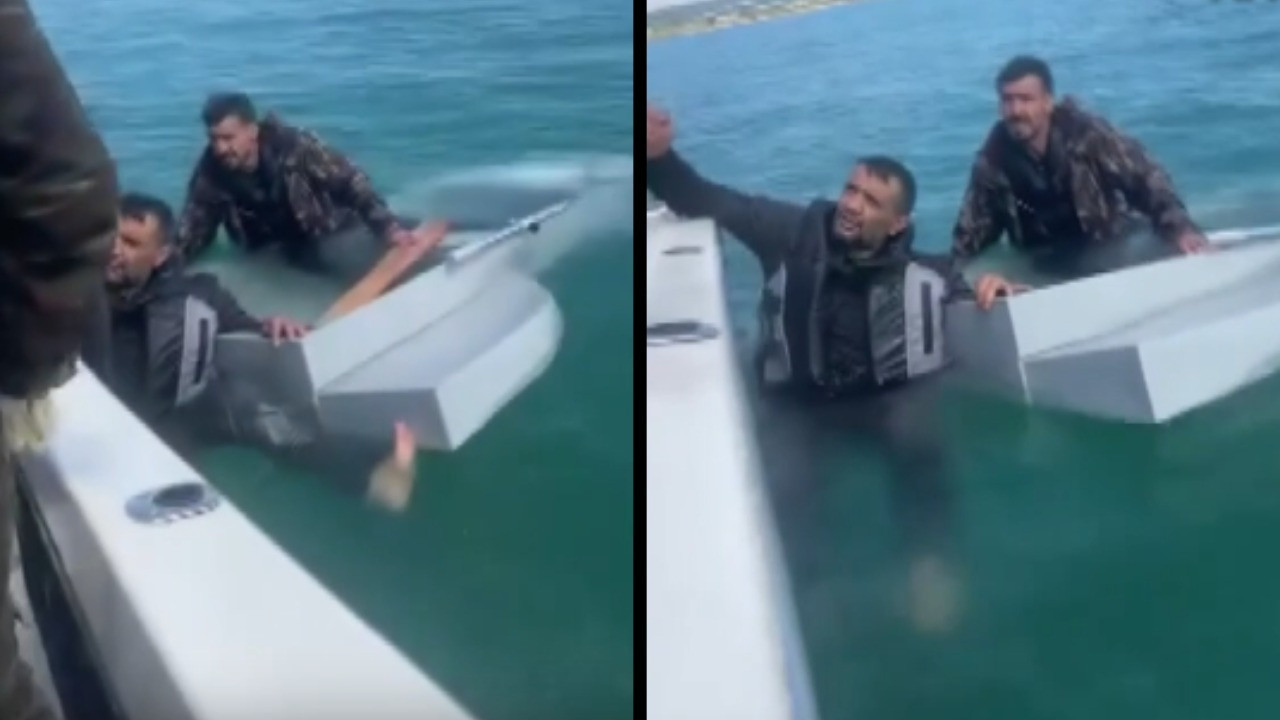 Balıkçılara hayata eli kamerada