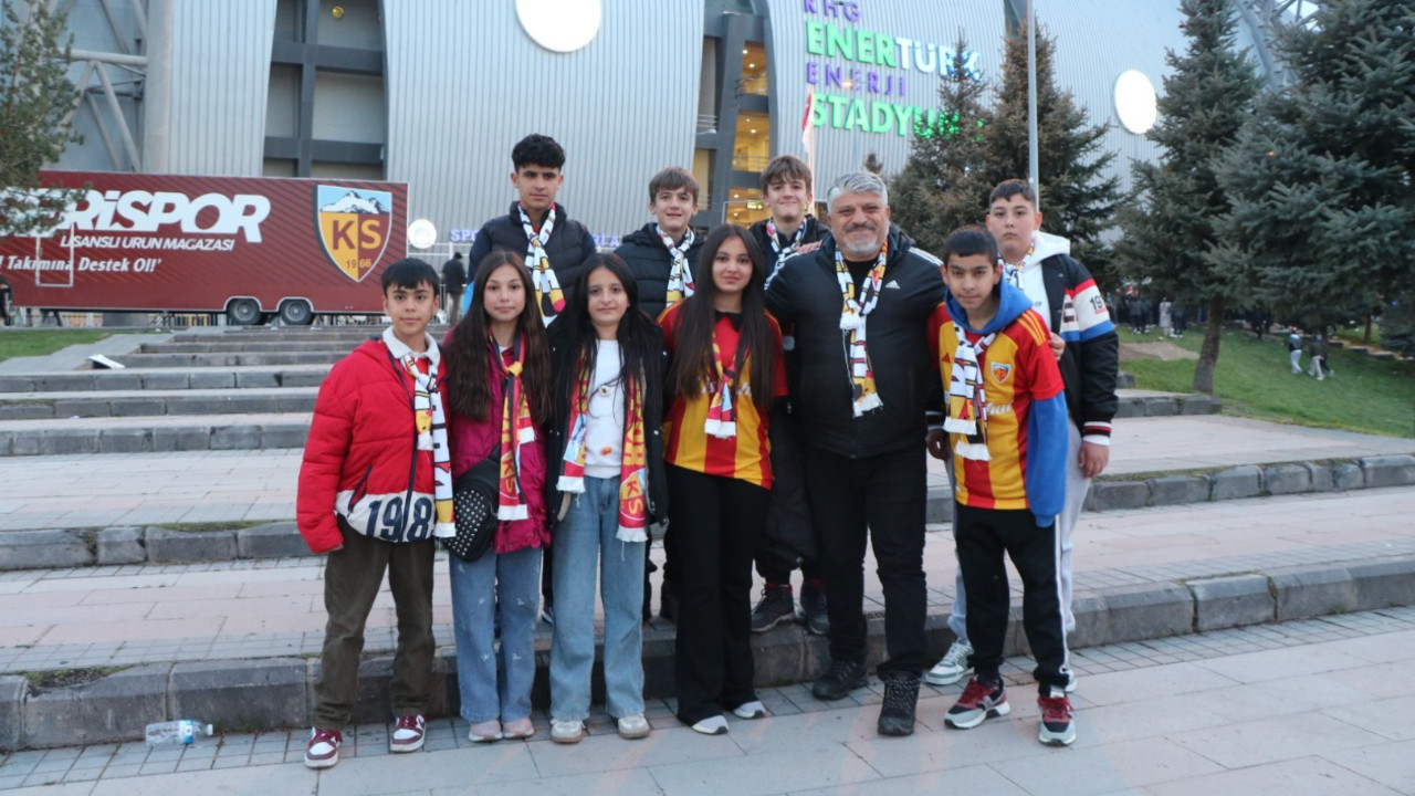 Kayserispor maçı için 800 kilometre yol yaptılar