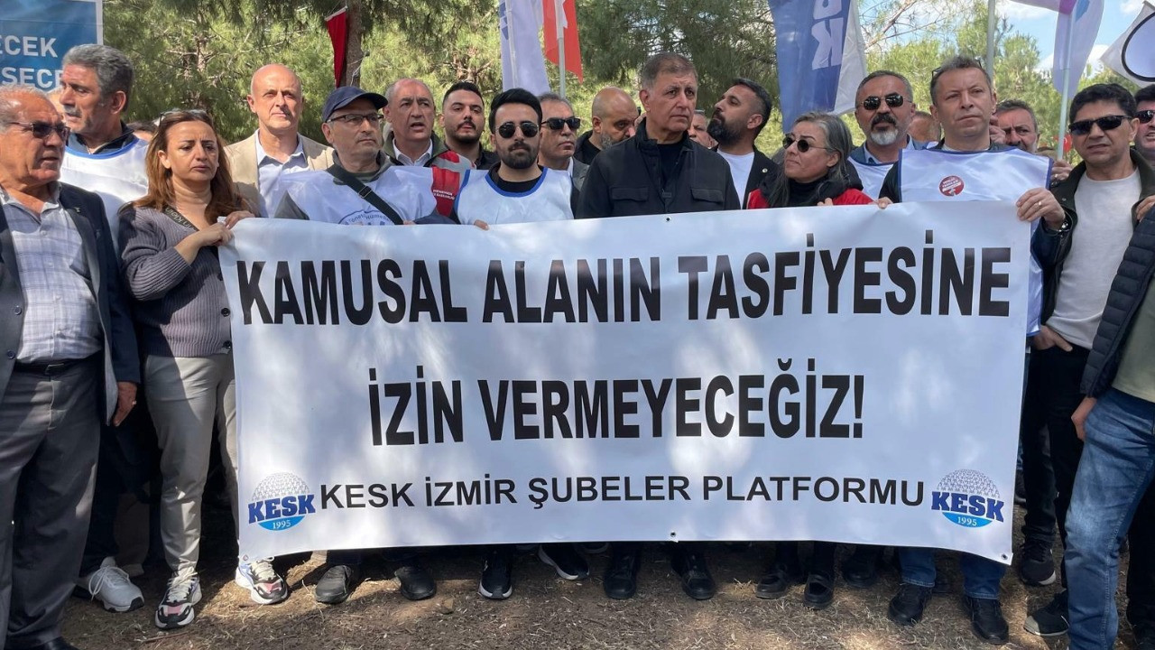 Meslek Fabrikası nöbetine KESK'ten destek...