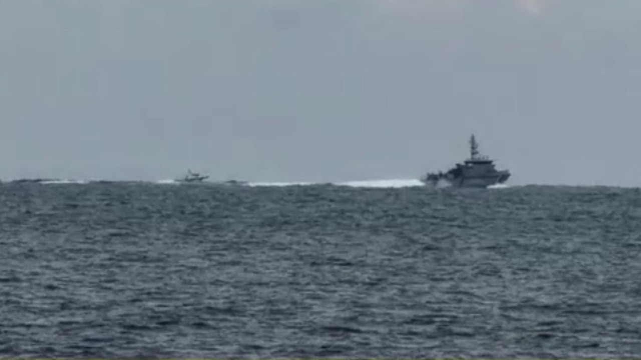 Türk teknesine Ege'de taciz