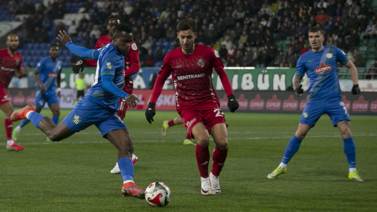 Çaykur Rizespor, Gaziantep FK'yi 2 dakikada yıktı: 2-1