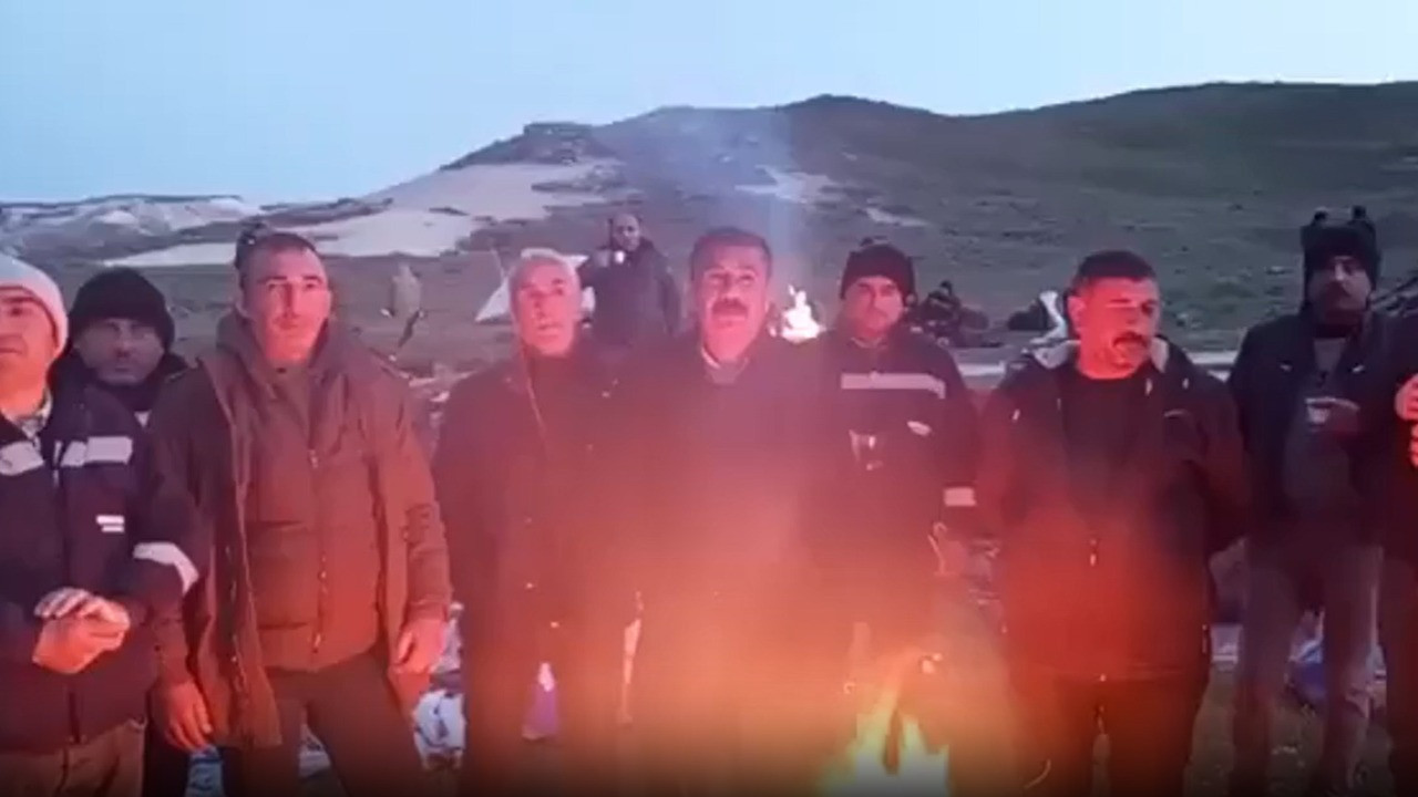 Doruk madencilik işçileri Ankara yolunda