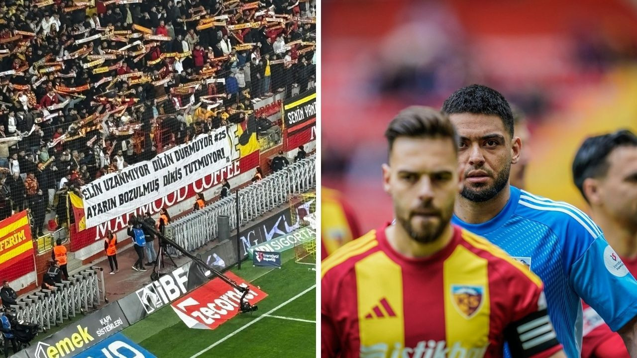 Kayserispor taraftarından kaleci Bilal’e tepki: Elin uzamıyor, dilin durmuyor