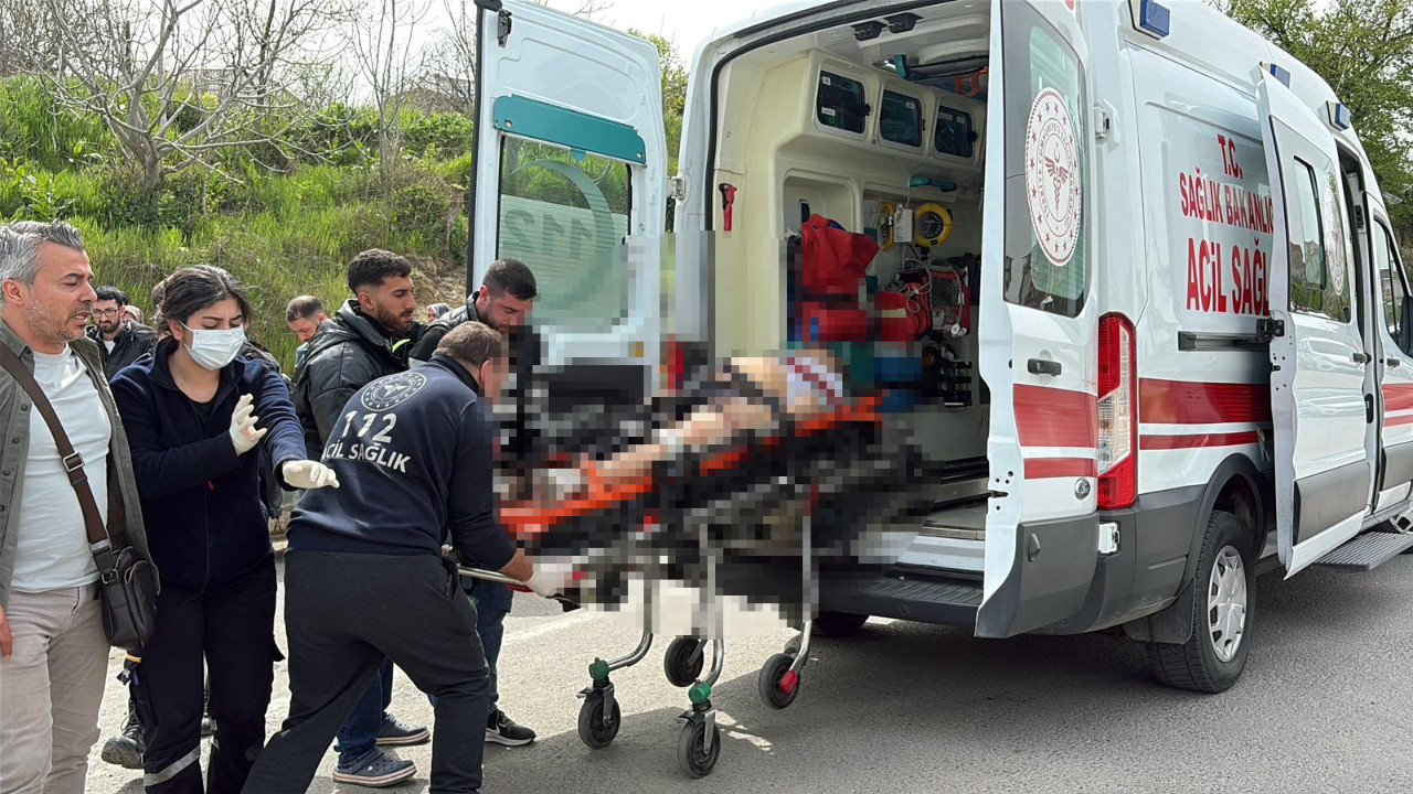 Trafikteki kavgada vuruldu