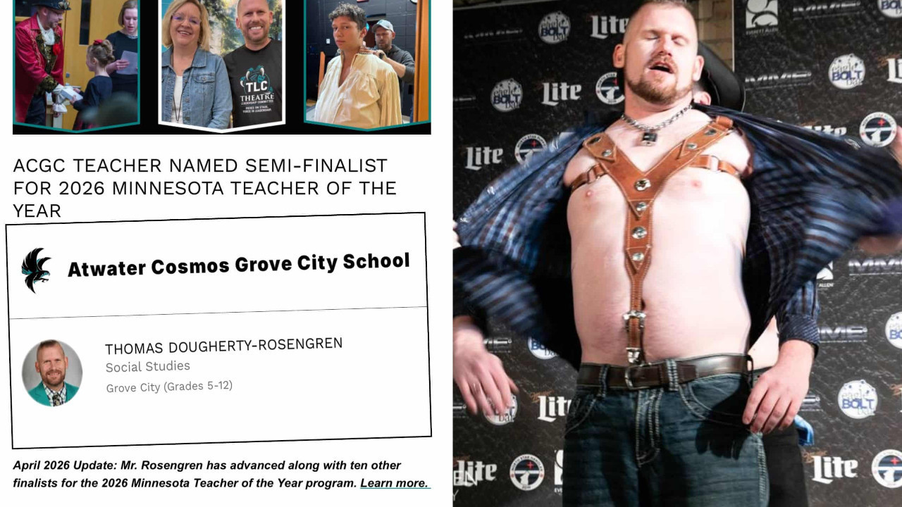 Yılın öğretmeni gösteriliyordu: Skandal fotoğrafları sızdı