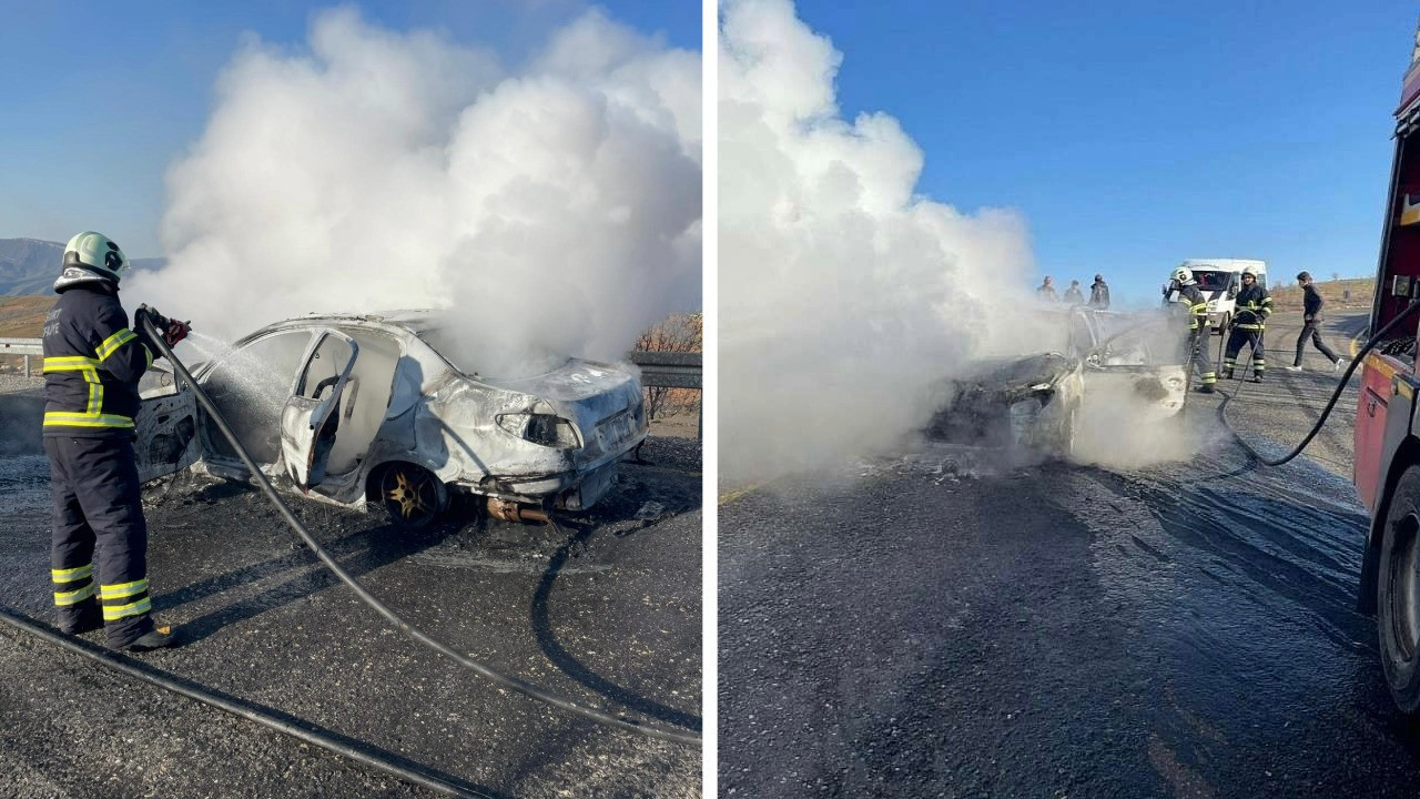 Aniden alev aldı: Bir aile faciadan döndü