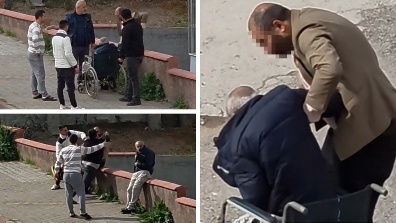 Yaşlı babasına sert çıkan şahıs, yanlış anlaşılınca darp edildi