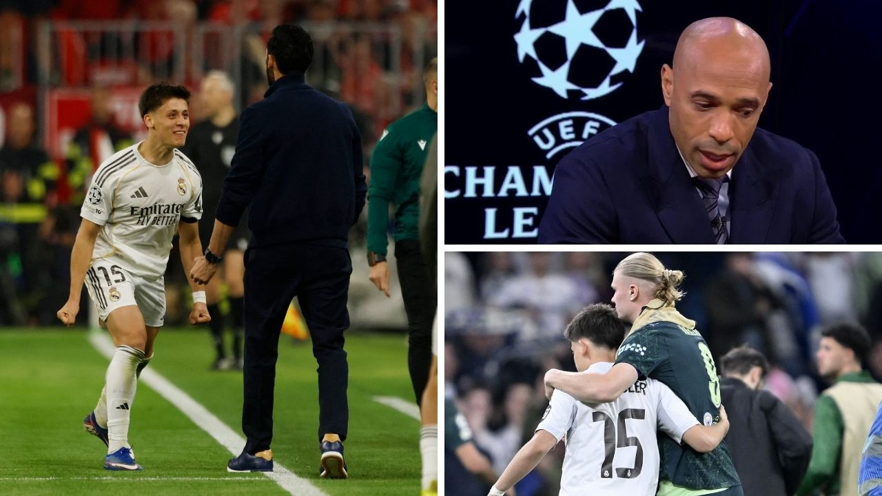 Arda Güler, Henry ve Haaland'ı büyüledi: 4-3'lük maç sonrası tarihi övgü