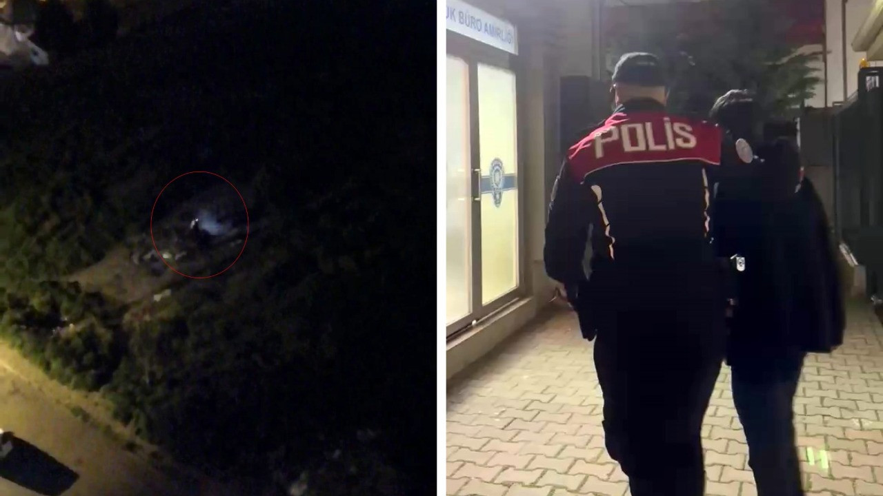 Çocuklar atış talimi yaparken yakalandı