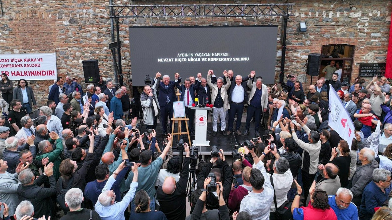 Efeler Belediyesi’ne ait Nevzat Biçer Nikah ve Konferans Salonu'nun vakıf tesciline tepki