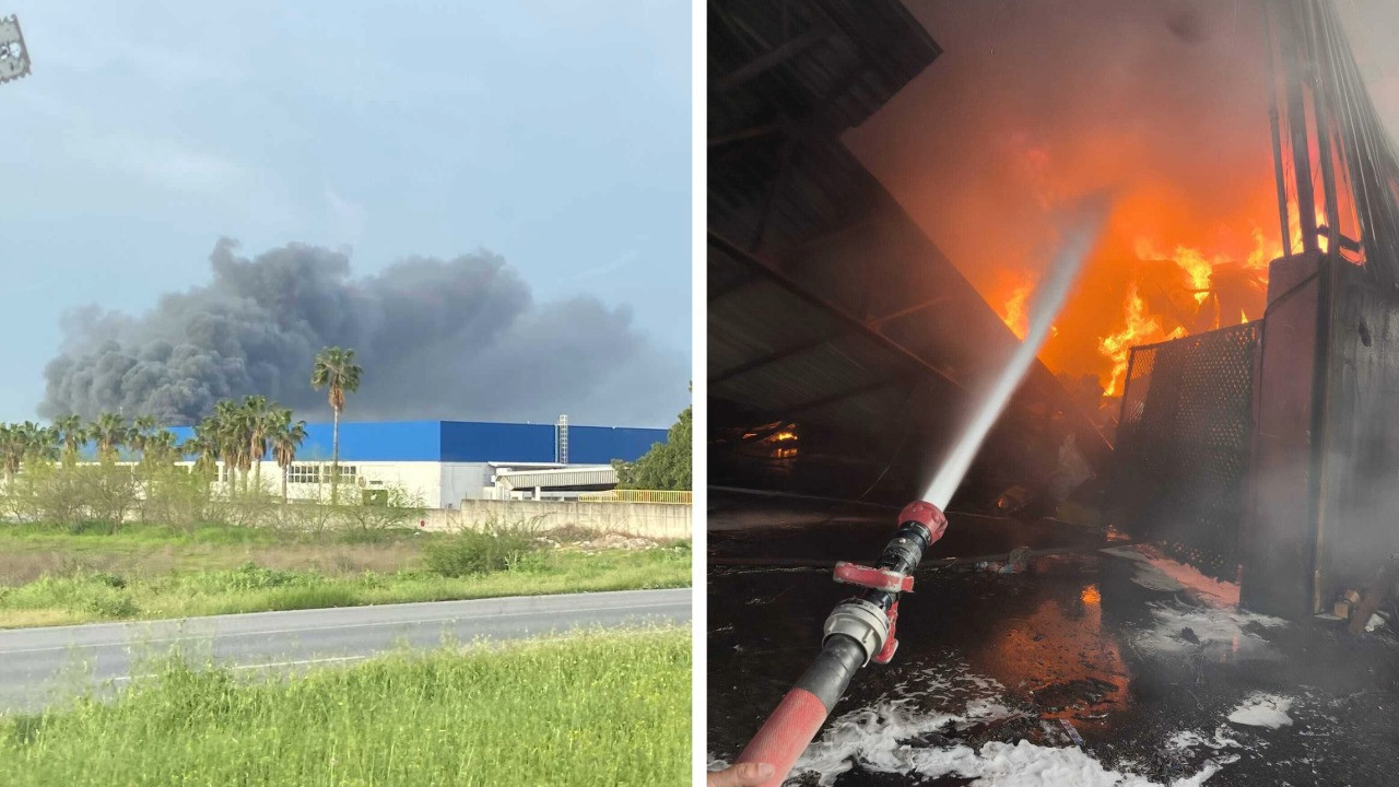 Adana'da korkutan yangın