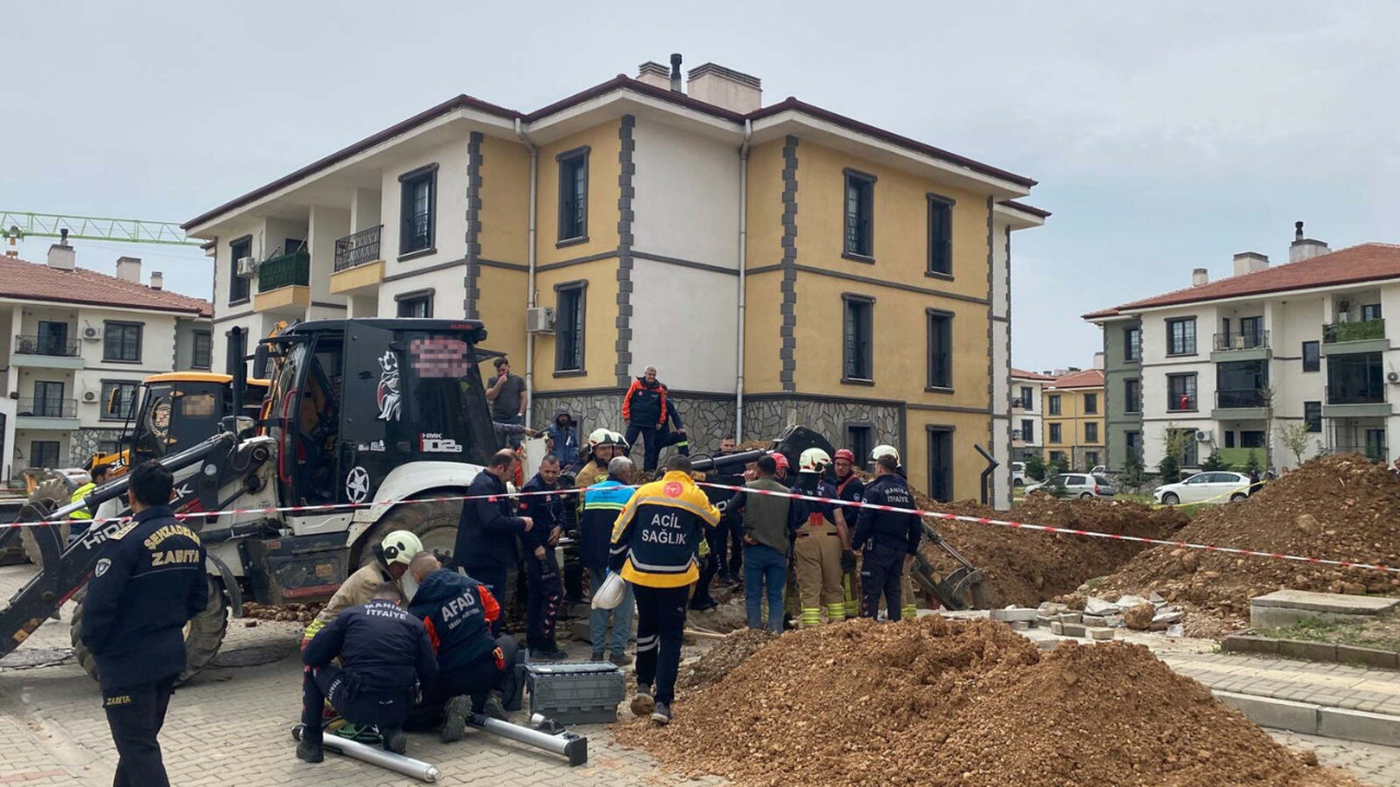 İşçi göçük altında kaldı