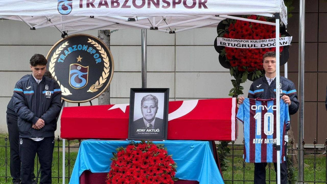Trabzonspor'da Atay Aktuğ için tören