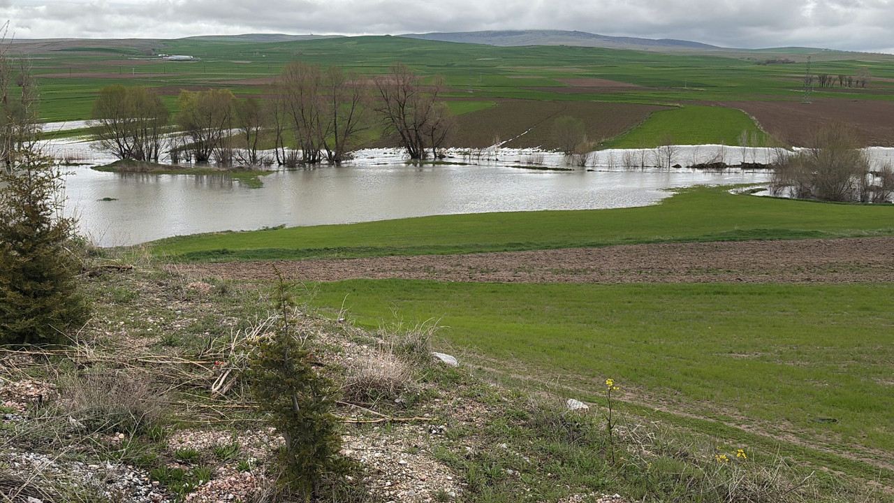 Baraj kapakları açıldı: Tarlalar su altında kaldı