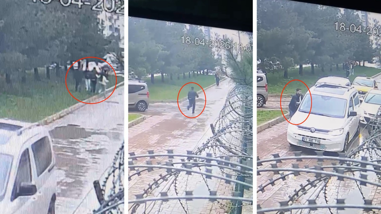 Çocuklara hem su sıçrattı hem darbetti