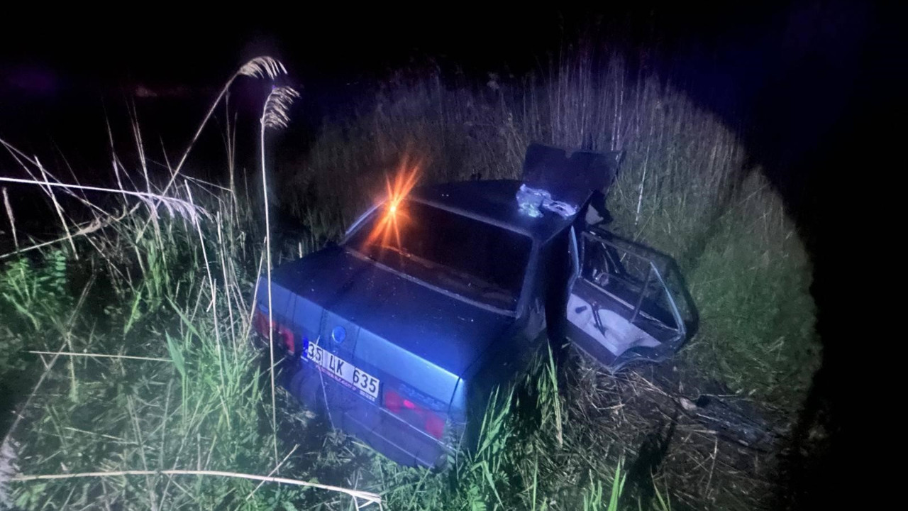 Otomobil kanala uçtu: 2 ölü, 5 yaralı