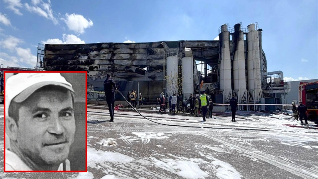 Fabrika yangınında ölen teknisyen memleketinde toprağa verildi