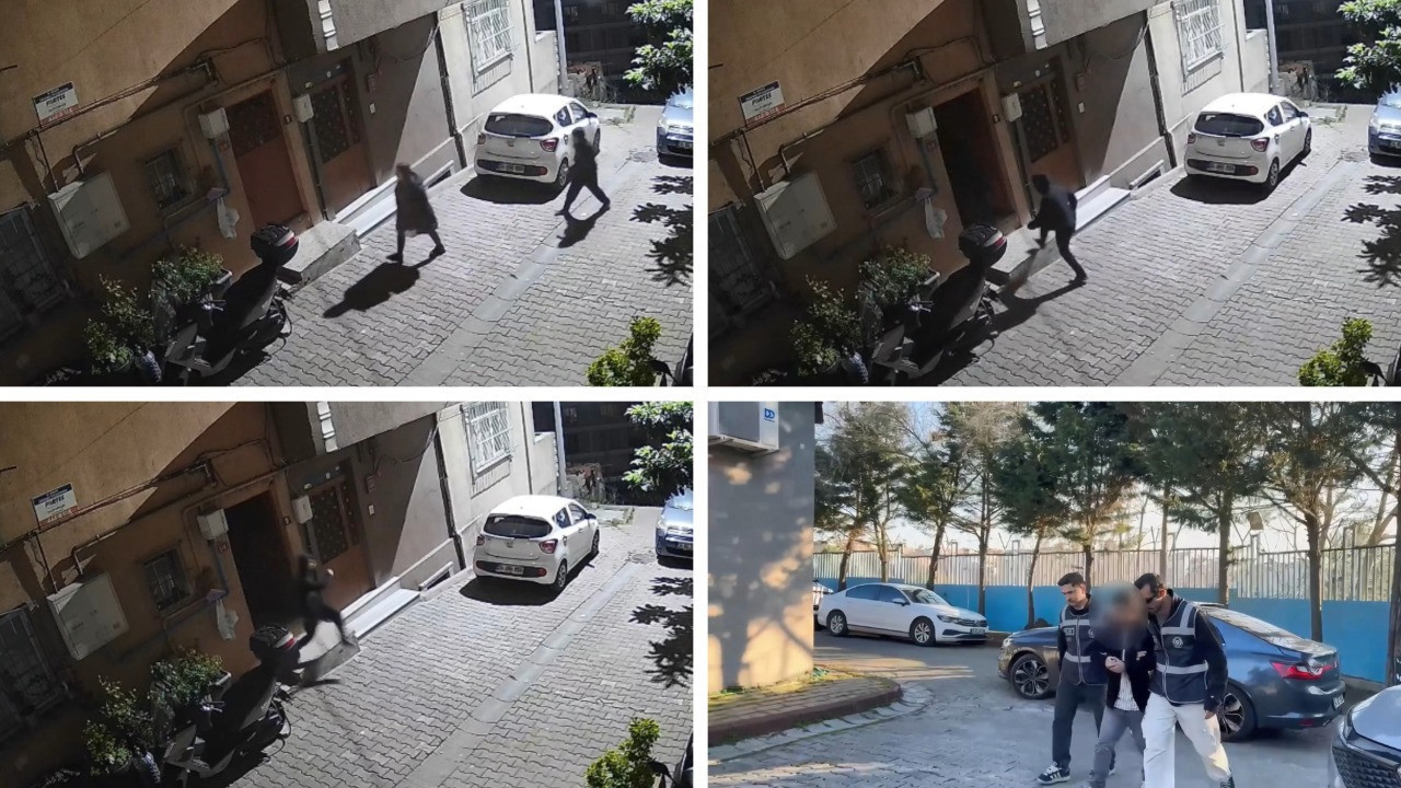 Kapı önünde kabus: Genç kadını takip edip taciz etti, savunması pes dedirtti